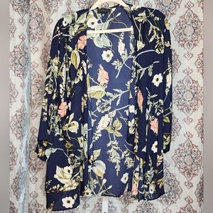 Cameo Open Front Kimono 2x